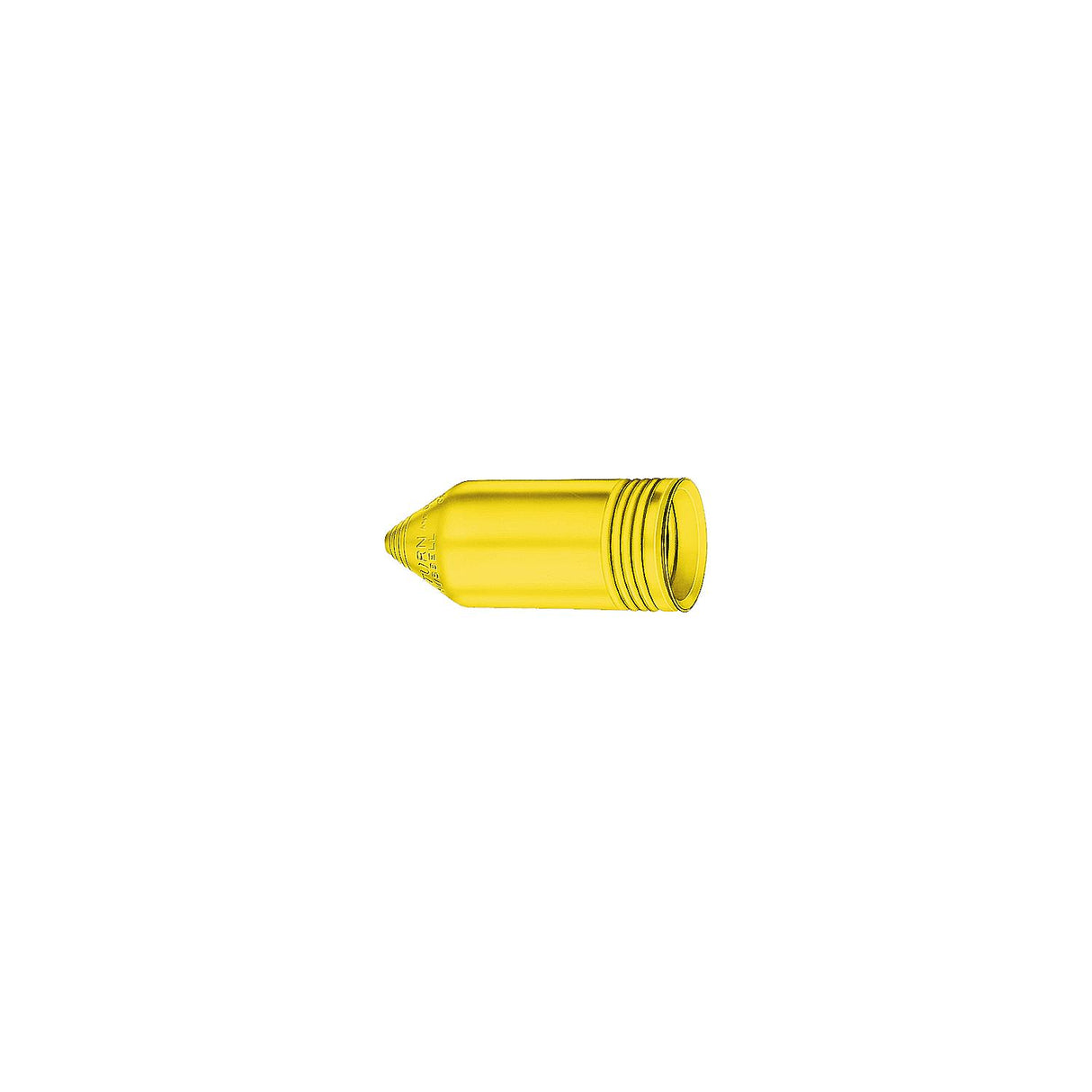 Hubbell HBL77CM17 Yellow Seal-Tite Cover for Weatherproofing Connector Bodies - HBL77CM17