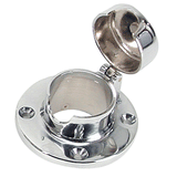 Whitecap Chain & Rope Deck Pipe Hinged 1-1/2" Opening - S-0112C