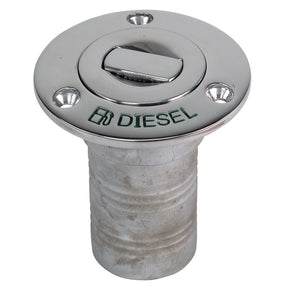 Whitecap Bluewater Push Up Deck Fill - 1-1/2" Hose - Diesel - 6994CBLUE