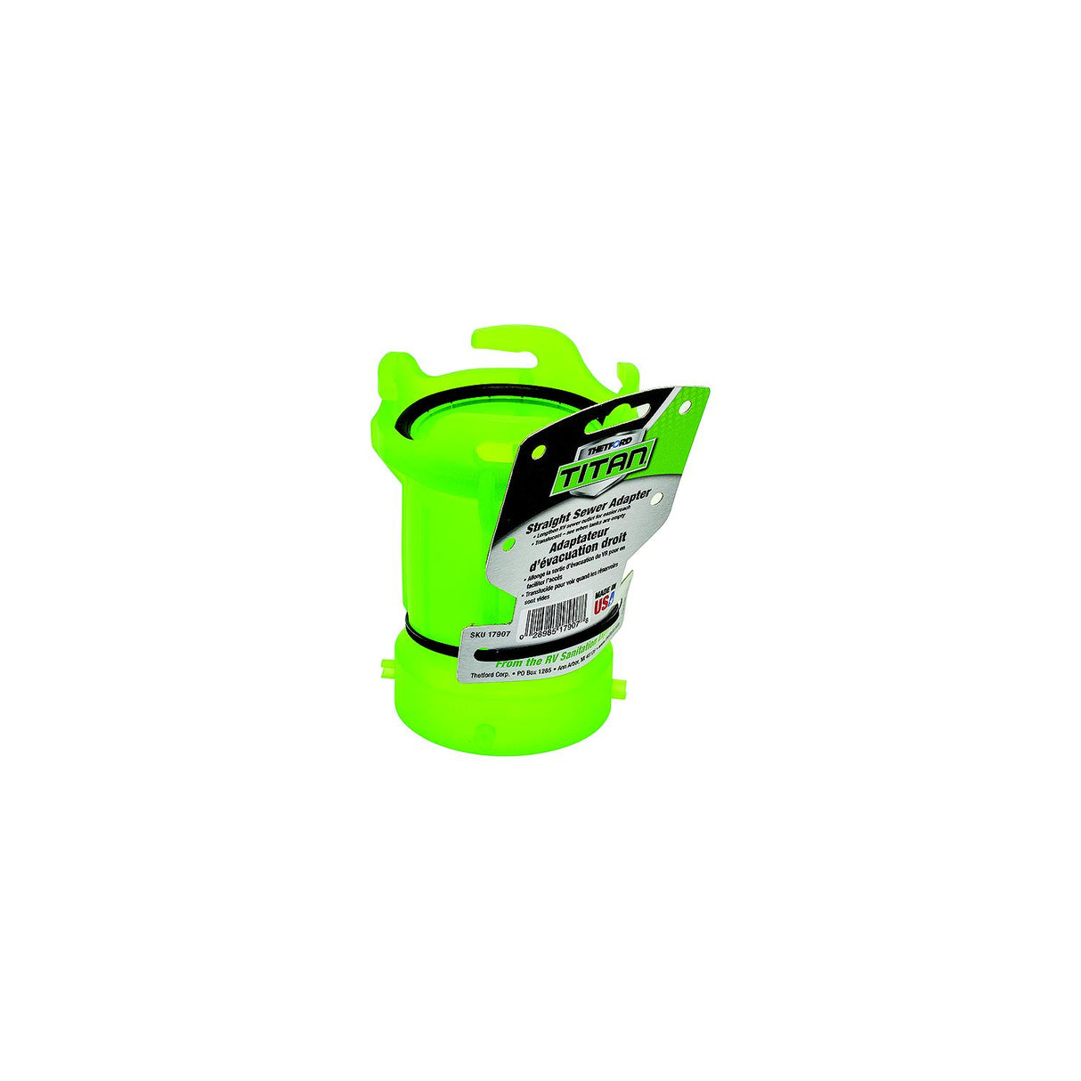 Thetford Titan 5" Straight Sewer Adapter [17907] - official Thetford product image 2