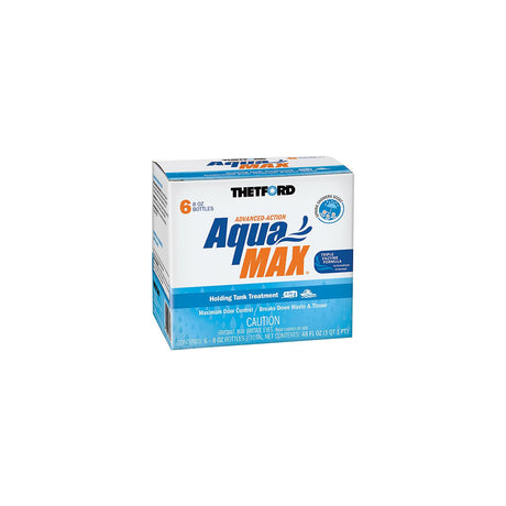 Thetford AquaMax Holding Tank Treatment - 6-Pack - 8oz Liquid - Spring Shower Scent [96634] - official Thetford product image 2
