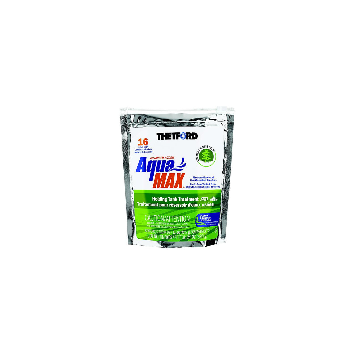 Thetford 96670 Aquamax® Holding Tank Treatment, 16-Pack Toss-Ins®, Summer Cypress Sent - 96670 - official Thetford product image 3