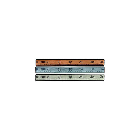 Syntec Industries Syntec RULERCMBLPS Foam Fishing Ruler, 36”, Tan, w Adhesive - image 2