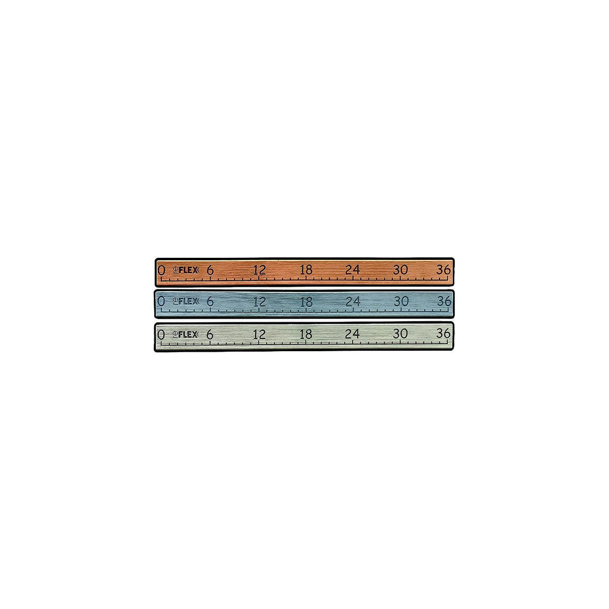 Syntec Industries RULERBRBLPS Foam Fishing Ruler, 36”, Brown, w/Adhesive - image 3