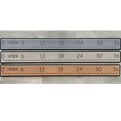 Syntec Industries Syntec RULERGRBLPS Foam Fishing Ruler, 36, Gray, w Adhesive - image 2