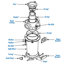Groco Sight Glass for ARG Series Raw Water Strainer (ARG-3003) - image 1