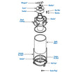Groco Wingnut for SA Series Raw Water Strainer (SVS-5) - image 1