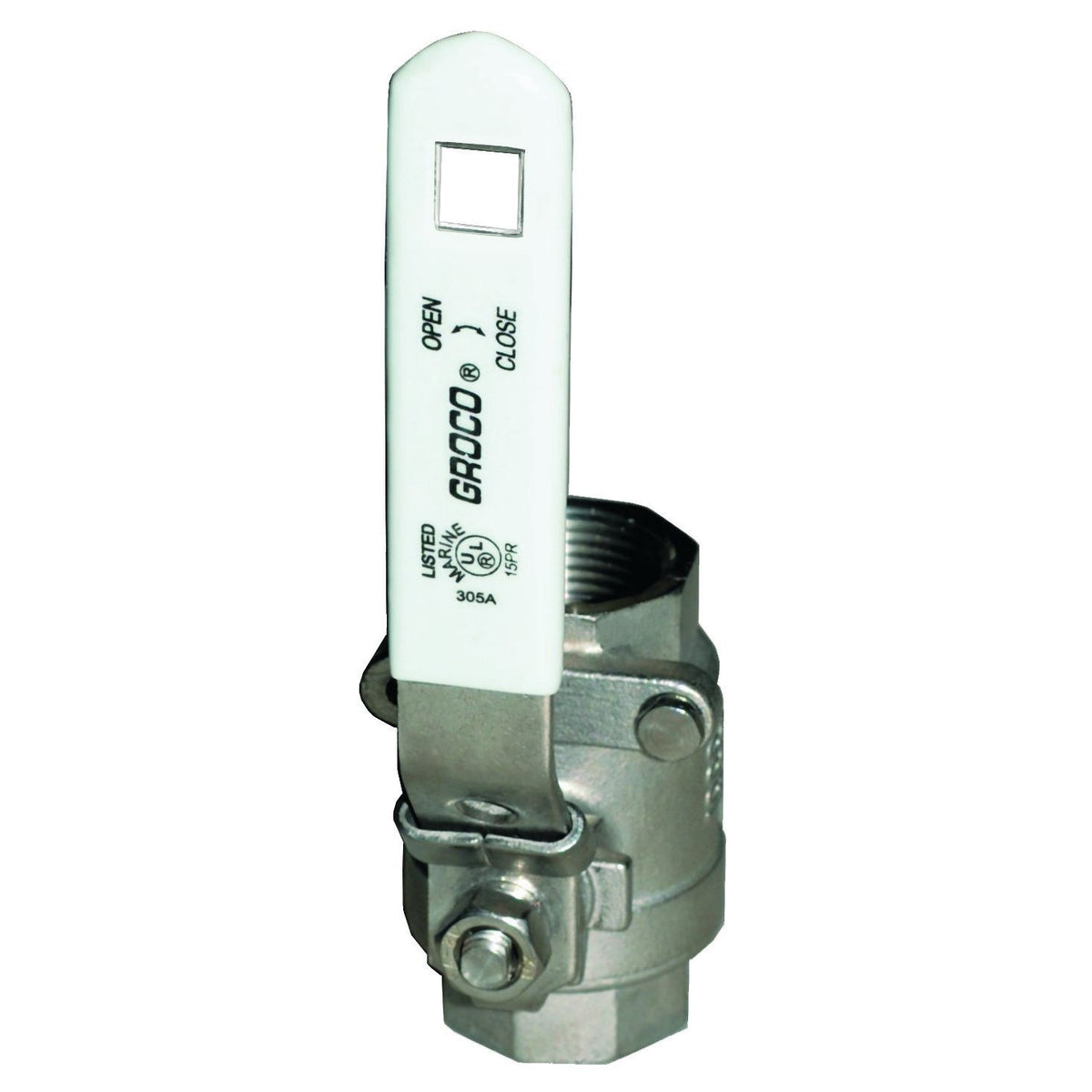 Groco IBV-S Series Stainless Inline Ball Valve (2-1/2” NPT) - IBV-2500-S - image 1