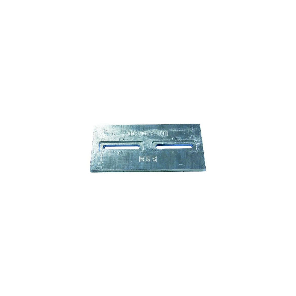 B & S Anodes Zinc Plate w/Slots - BSM12X6X12S