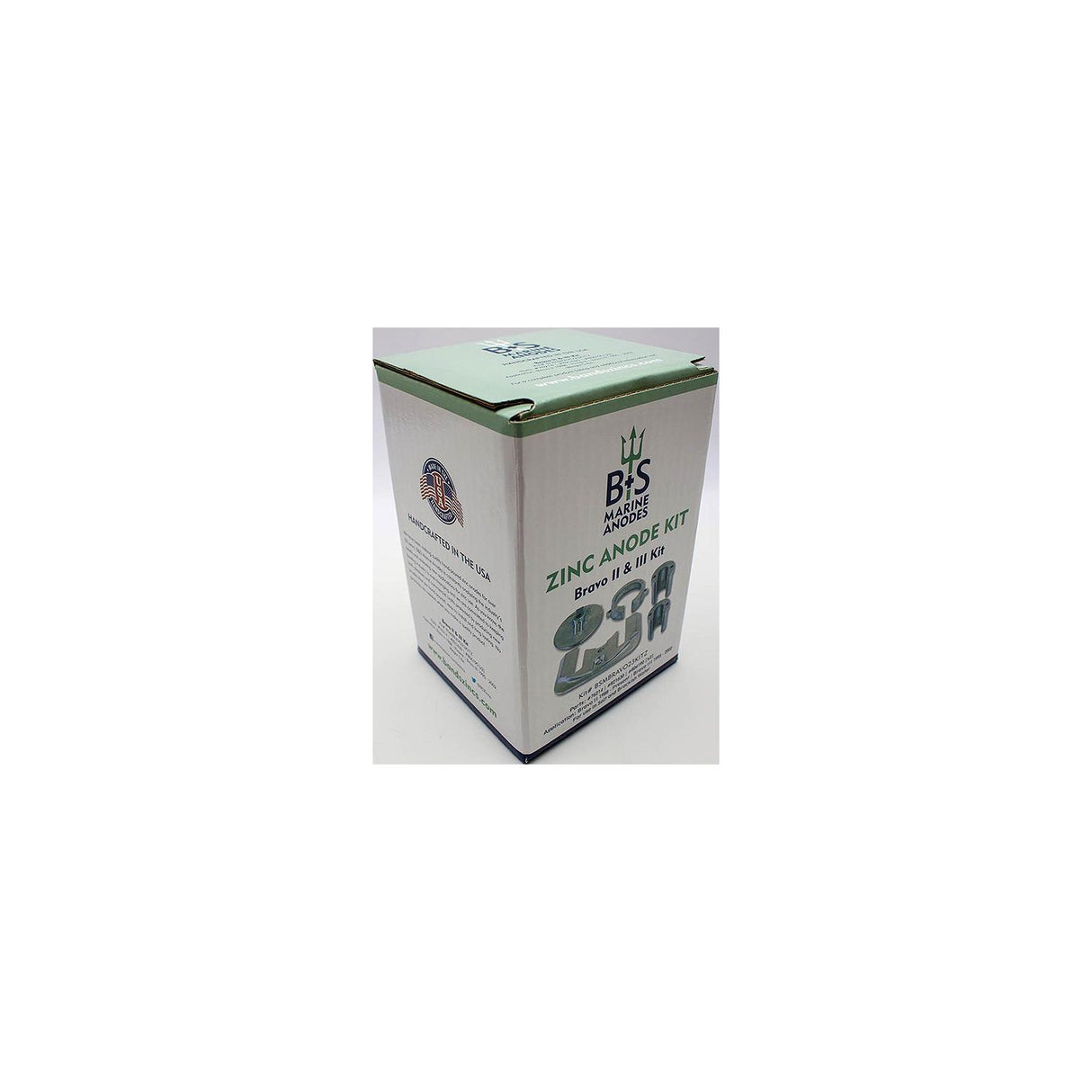 B & S Anodes Bravo II & III Zinc Anode Kit - BSMBRAVO23KITZ - official B & S Anodes product image 3