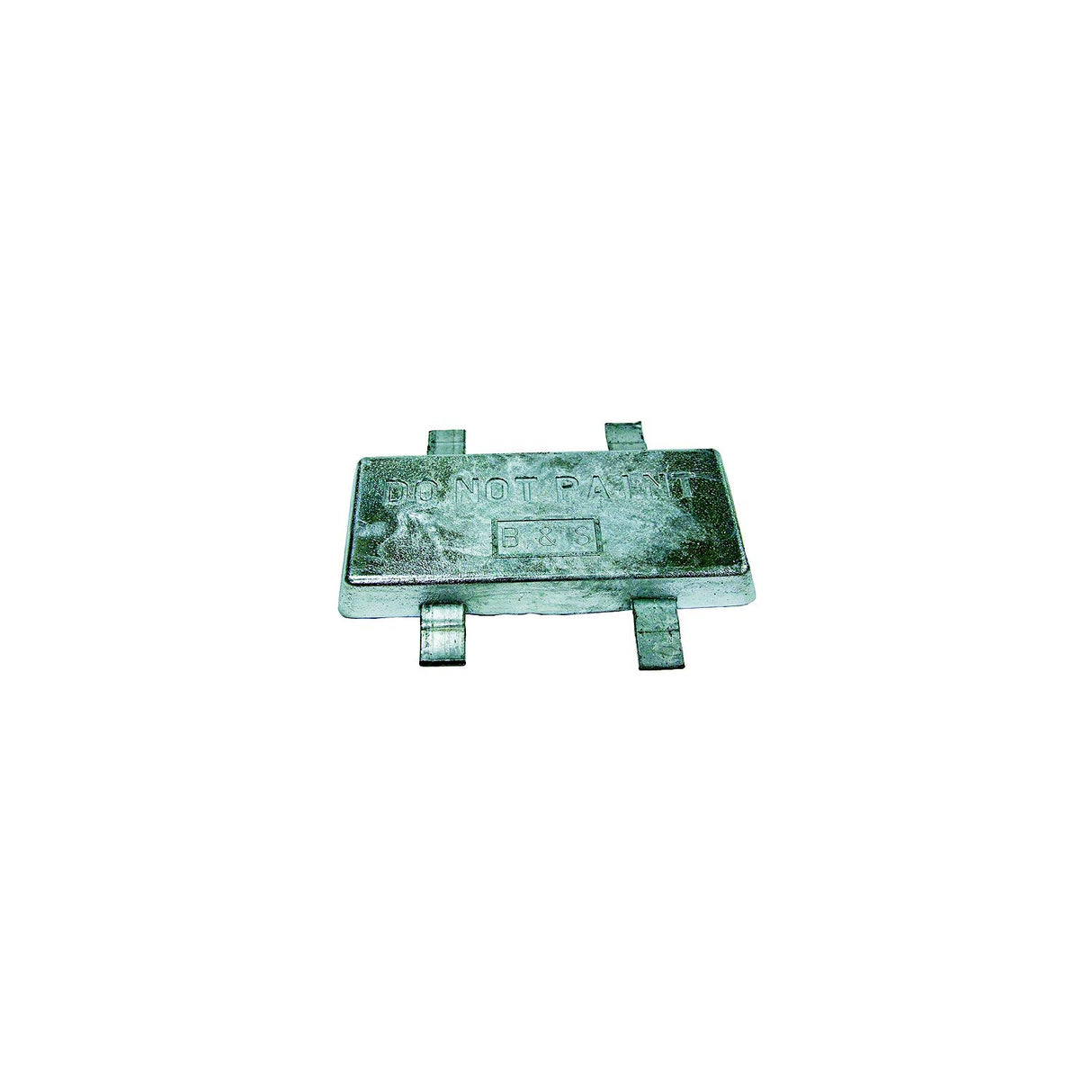 B & S Anodes Zinc Weld On Plate - BSMWO114X6X12
