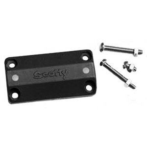 Scotty 242 Rail Mounting Adapter 7/8"-1" - Black - 242-BK