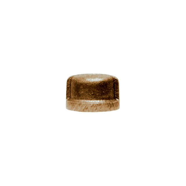 Brass Fittings 1/2 Bronze Pipe Cap - 44473 - image 1