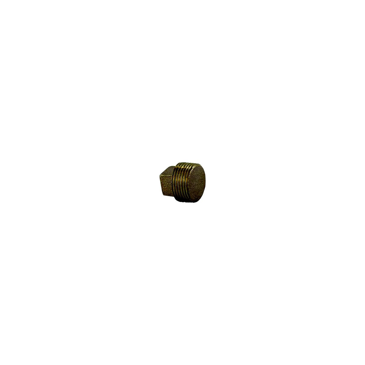 Brass Fittings Brass Fitting 44672 Solid Square Head Plug - 44672