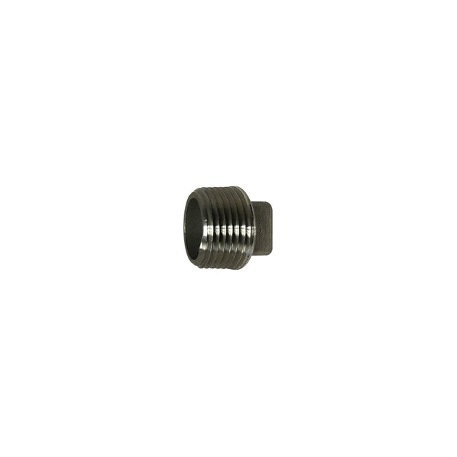 Brass Fittings 3/4 304 SOLID PLUG SS - 64-674 - image 1