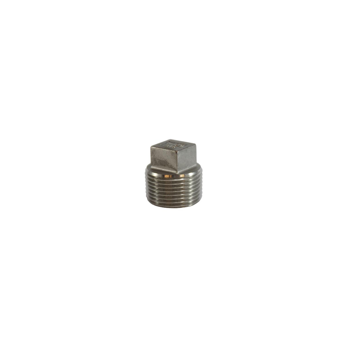 Brass Fittings 3/4 316 SQ HEAD PLUG SS - 74-654 - image 1