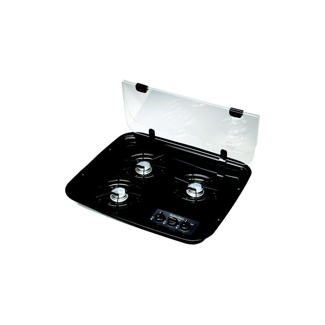Suburban Mfg Suburban 2990A Flush Mount Glass Cover, 3-Burner Drop-In, Clear - image 1