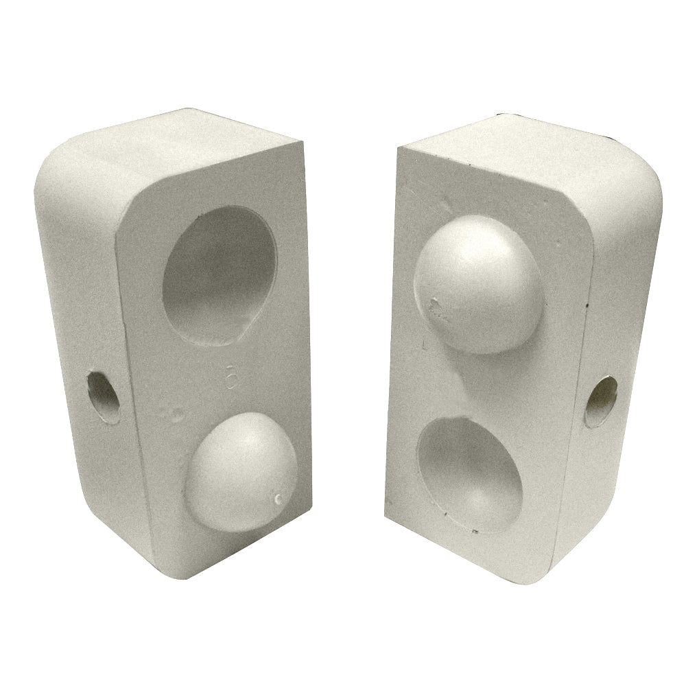 Dock Edge Dockap Premium Foam Profile Tapa grande de 2" - Masilla [1152-F]