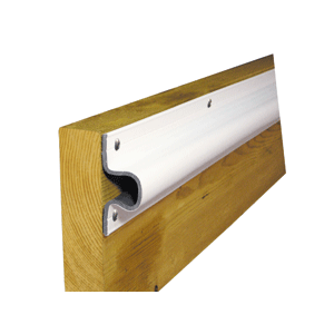 Dock Edge "C" Guard Economy PVC Profiles 10ft Roll - White - DE1132F