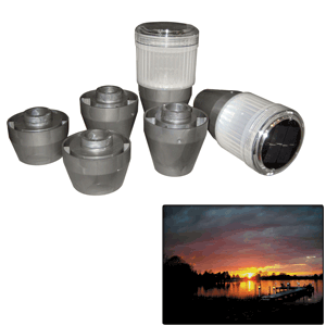 Dock Edge Postlite Solar LED Post Light 2pk - DE96258F