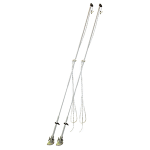Dock Edge Premium Mooring Whip 2PC 14' 10,000lbs Up To 28' - DE3600F