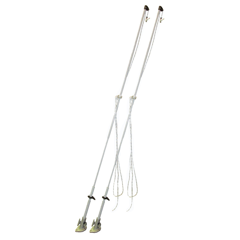 Dock Edge Premium Mooring Whip 2PC 14' 10,000lbs Up To 28' - DE3600F