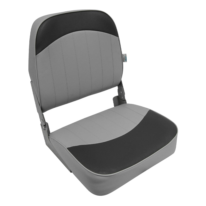 Wise Economy Low Back Fishing Seat (Gray/Charcoal) - WD734PLS-664 - image 1