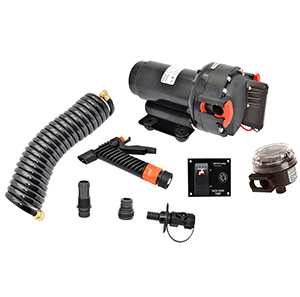 Johnson Pump 5813858138Johnson Pump Aqua Jet 5.2 GPH Washdown Pump Kit w/Hose - 12V - 64534