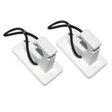 Deep Blue Marine Rod, Gaff, Brush Dock Line Holder - Pair [RGB]