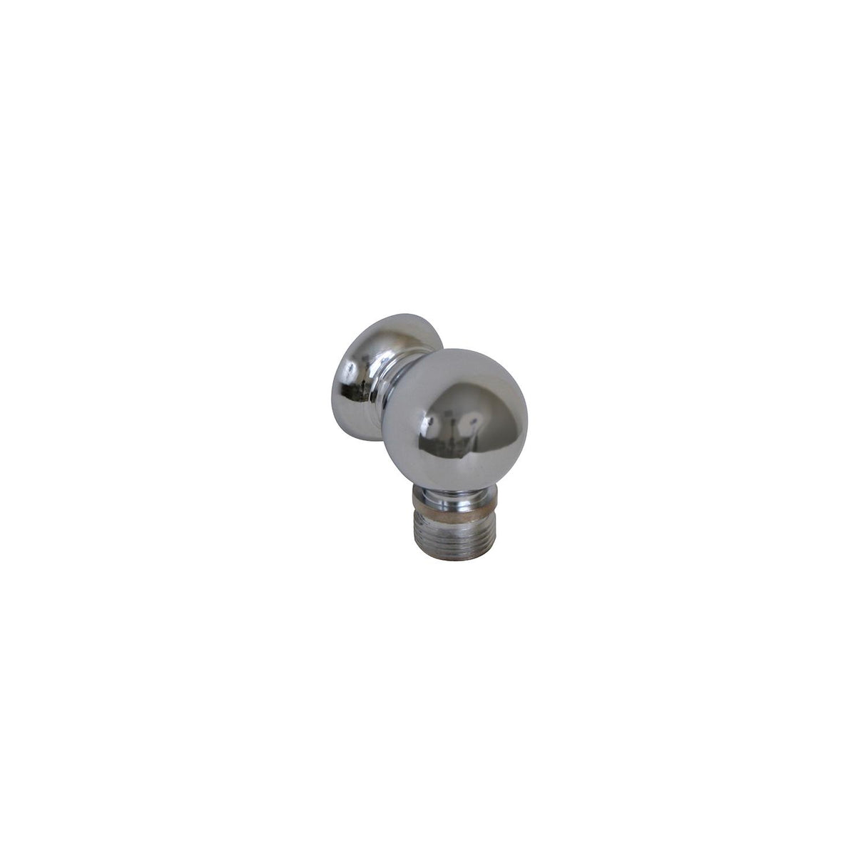 Scandvik 10003 Chrome Plated Brass Compact Bulkhead Connection For Shower Hose, 3/8" BSP-M Hose Connection - 10003P