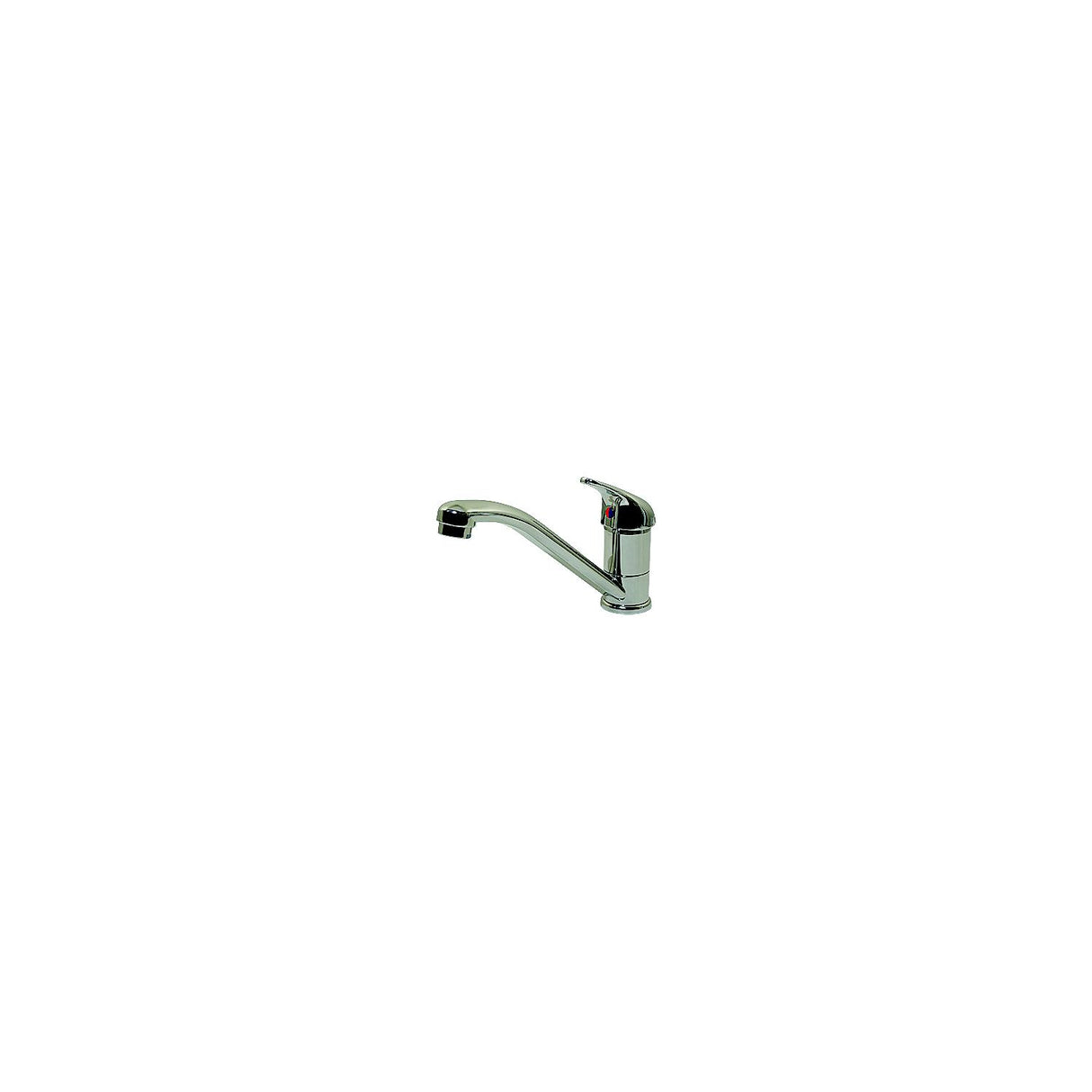Scandvik 10480P Single Lever Mixer, Chrome/Brass - 10480P