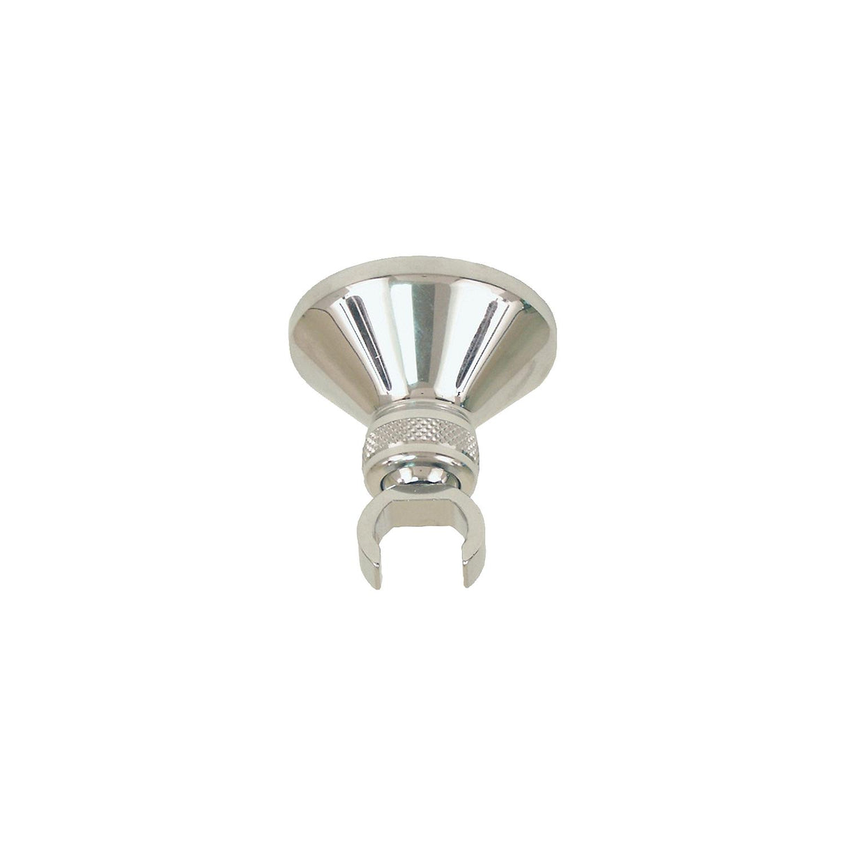 Scandvik 10650 Chrome Plated Brass Bulkhead Swivel Shower Handle Holder Fits All Showers With Elbow Shower Handles - 10650P
