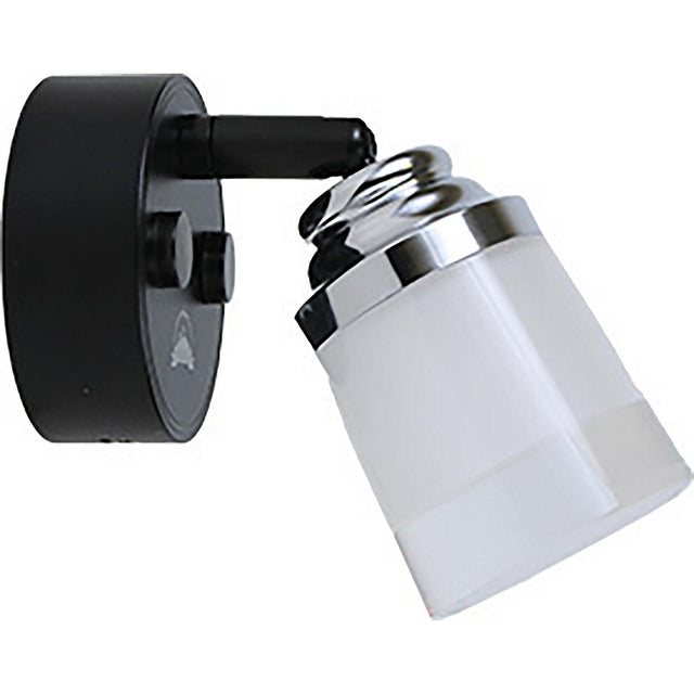 Scandvik 41771P Two-Color Touch Light with Dimming, Black, Acrylic, Warm White/Red LED Color, 90-180 Lumens, 10-28VDC - image 1