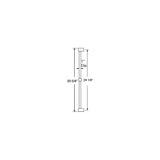 Scandvik 74180 Nordic Stainless Steel Shower Rail, 1/2" NPS-F - image 2