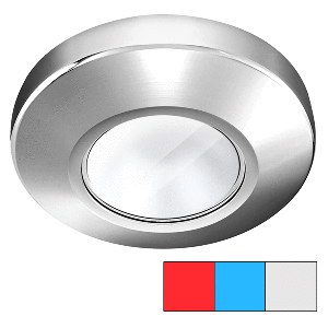 I2Systems Inc i2Systems Profile P1120 Tri-Light Surface Light - Red, Cool White &amp; Blue - Chrome Finish - P1120Z-11HAE