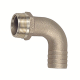 Perko 2" Pipe to Hose Adapter 90 degree Bronze MADE IN THE USA - 0063009PLB