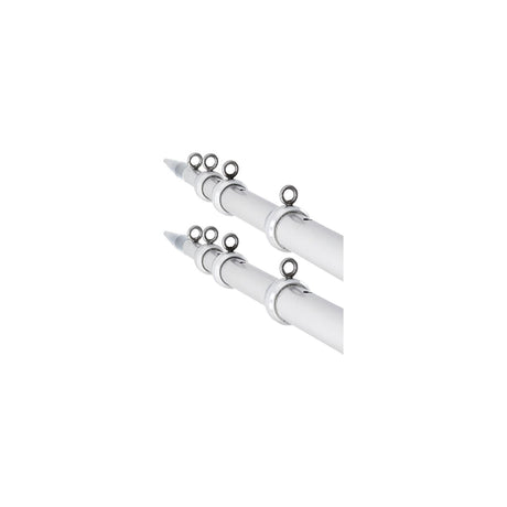 Tigress XD Telescoping Aluminum Outrigger Poles - 15 - 1-1/8" OD Silver [88923] - official Tigress product image 2