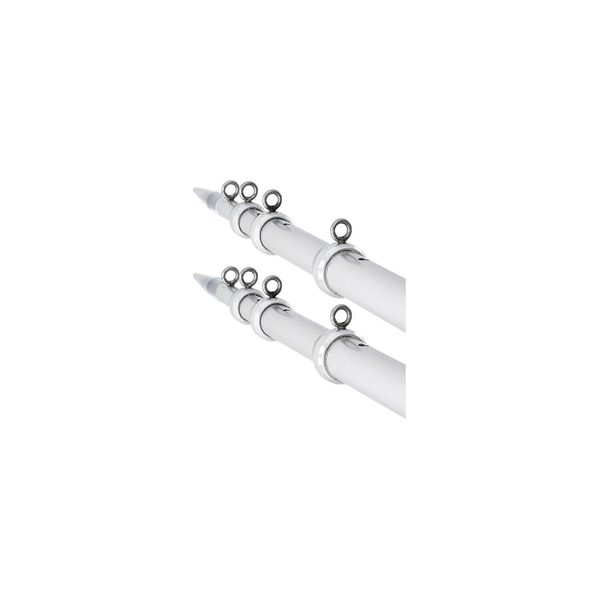 Tigress XD Telescoping Aluminum Outrigger Poles - 15 - 1-1/2" OD Silver [88924] - official Tigress product image 2