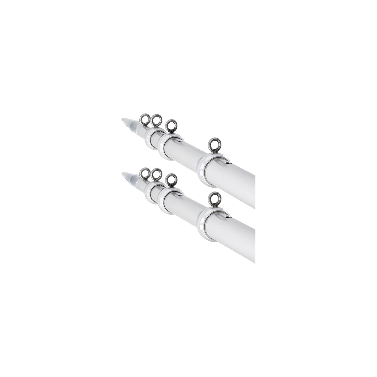 Tigress 88924 XD Telescoping Aluminum Outriggers, 15' x 1-1/2", Silver, 1 pr. - 88924