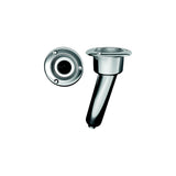 Mate Series Stainless Steel 15 Rod Cup Holder - Drain - Round Top [C1015D] - official Mate Series product image 2