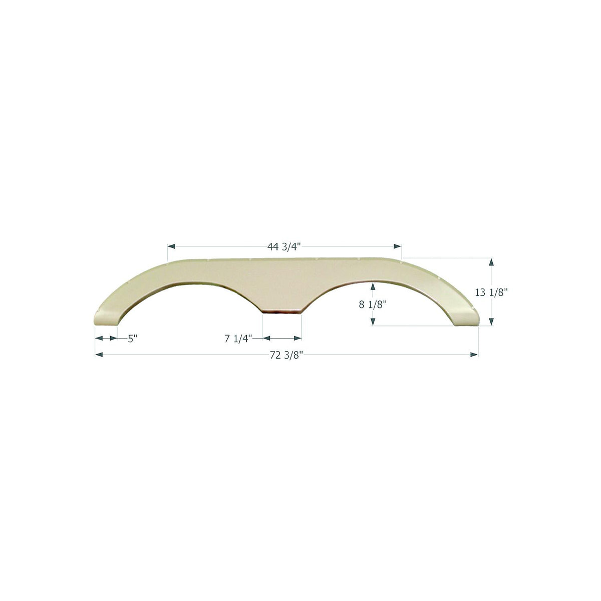 Icon Technologies Tandem Keystone FS774 RV Fender Skirts - 01637 - image 1