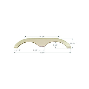 Icon Technologies Tandem Keystone FS774 RV Fender Skirts - 01637 - image 1