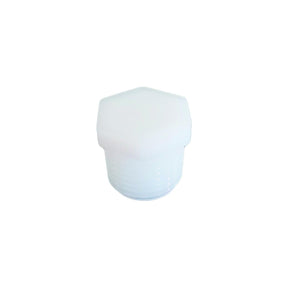 Icon Technologies Icon 12491 Fresh Water Tank Threaded Plug, 1/2" White - image 1