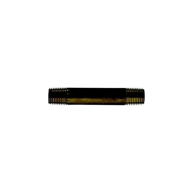 Brass Fittings Brass Fitting 40029 1/4 X 5-1/2 Red Brass Pipe Nipple - image 1