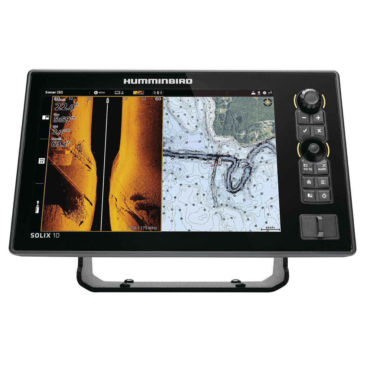 Humminbird SOLIX 10 Mega SI+ GPS G3 with Transducer - 411530-1 - image 1