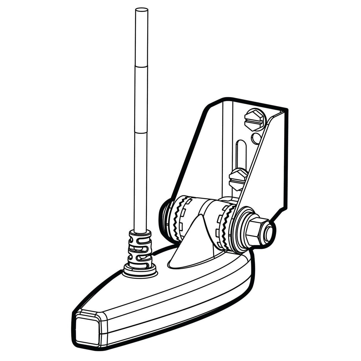 Humminbird HELIX Transom Mount Transducer (XM 9 MDI T) - 710269-1 - image 1