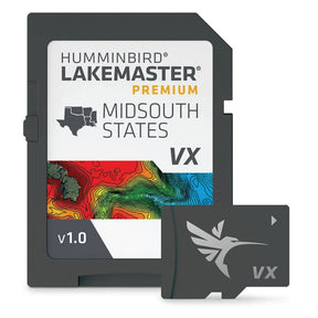 Humminbird LakeMaster® Premium Digital GPS Maps (VX Technology) - Mid-South - TX, OK, AR, LA, MS - 602005-1 - image 1