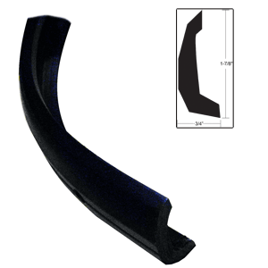 TACO Marine TACO Semi-Rigid Rub Rail Kit - Black w/No Insert - 30' - V11-4135BKA30-3