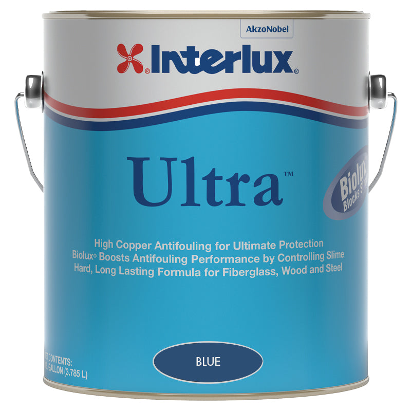 Interlux Ultra™ Antifouling Paint with Biolux (Blue, Gallon) - Y3669F/1 - image 1