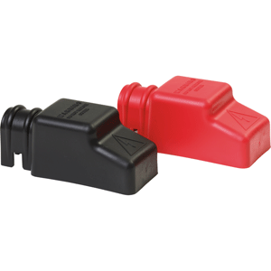 Blue Sea Systems Blue Sea 4018 Square CableCap Insulators Pair Red/Black